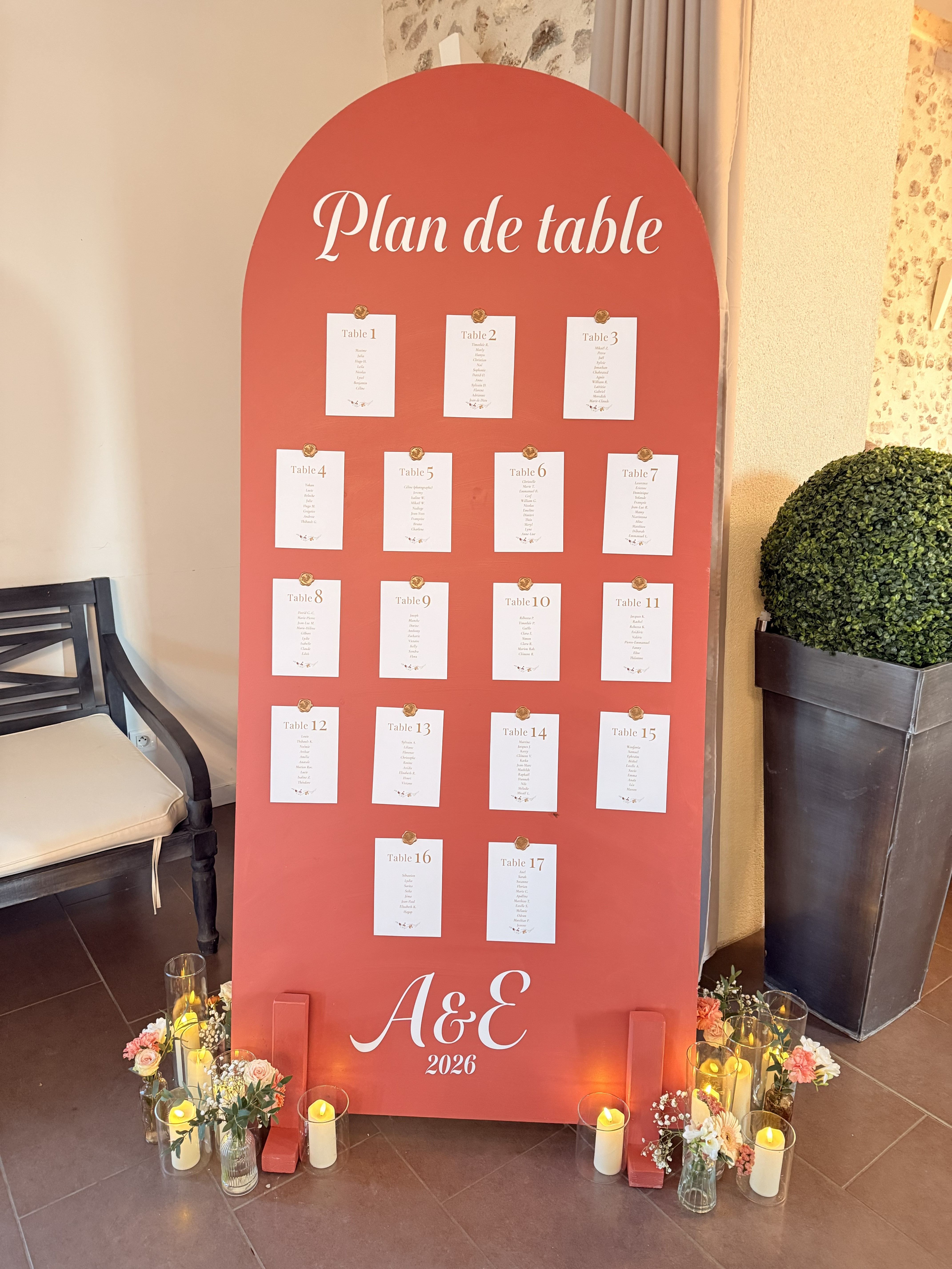 Éléments location décoration